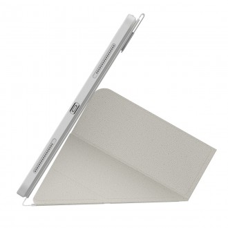 Baseus Safattach pouzdro typu Y pro iPad Pro 12,9&quot; kryt 2018/2020/2021 se stojánkem bílý (ARCX010102)