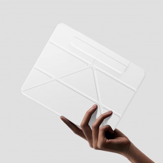 Baseus Safattach pouzdro typu Y pro iPad Pro 12,9&quot; kryt 2018/2020/2021 se stojánkem bílý (ARCX010102)