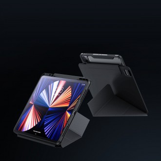 Baseus Safattach pouzdro typu Y pro iPad Pro 12,9&quot; kryt 2018/2020/2021 se stojánkem bílý (ARCX010102)