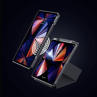 Baseus Safattach pouzdro typu Y pro iPad Pro 12,9&quot; kryt 2018/2020/2021 se stojánkem bílý (ARCX010102)