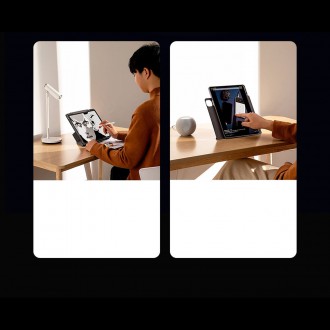 Baseus Safattach pouzdro typu Y pro iPad Pro 12,9&quot; kryt 2018/2020/2021 se stojánkem bílý (ARCX010102)