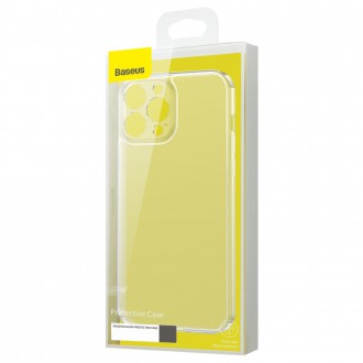 Kryt Baseus Frosted Glass Case pro iPhone 13 Pro Hard Cover s průhledným gelovým rámem (ARWS000702)