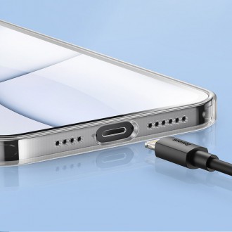 Kryt Baseus Frosted Glass Case pro iPhone 13 Pro Max Hard Cover s průhledným gelovým rámem (ARWS000802)