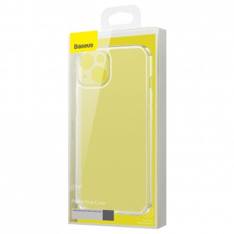 Kryt Baseus Frosted Glass Case pro iPhone 13 pevný obal s gelovým rámečkem černý (ARWS000901)