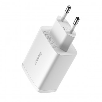 Baseus Compact nabíječka 3x USB 17W bílá (CCXJ020102)