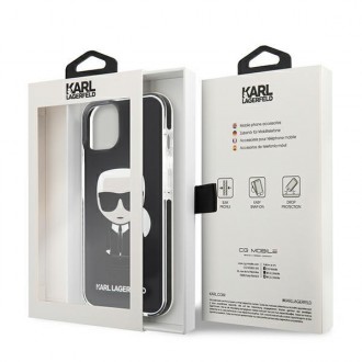 Karl Lagerfeld KLHCP13STPEIKK iPhone 13 mini 5,4"  hardcase czarny/black Iconik Karl