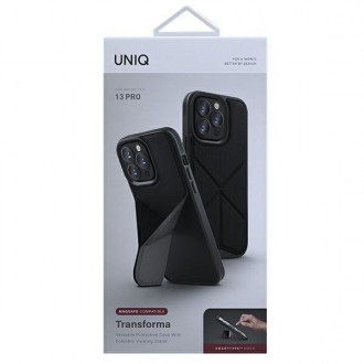 UNIQ etui Transforma iPhone 13 Pro / 13 6,1" czarny/ebony black MagSafe