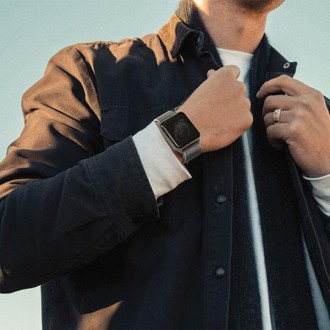 UNIQ pasek Dante Apple Watch Series 4/5/6/7/8/SE/SE2 38/40/41mm Stainless Steel różwo-złoty/rose gold