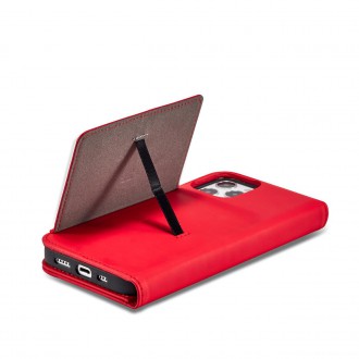 Magnet Card Case for iPhone 12 Pro Max Pouch Card Wallet Card Holder Red