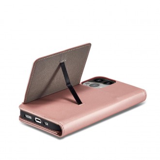 Magnet Card Case for iPhone 13 Pro Pouch Card Wallet Card Holder Pink