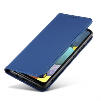 Magnet Card Case Case for Samsung Galaxy A52 5G Pouch Wallet Card Holder Blue