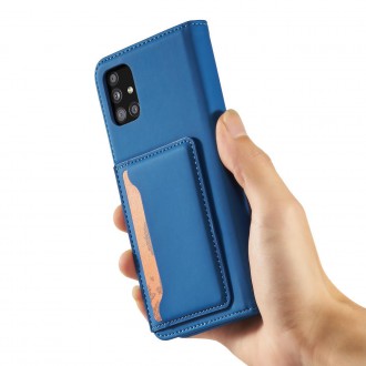 Magnet Card Case Case for Samsung Galaxy A52 5G Pouch Wallet Card Holder Blue