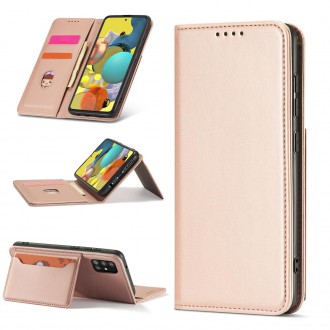 Magnet Card Case Case for Samsung Galaxy A52 5G Pouch Wallet Card Holder Pink