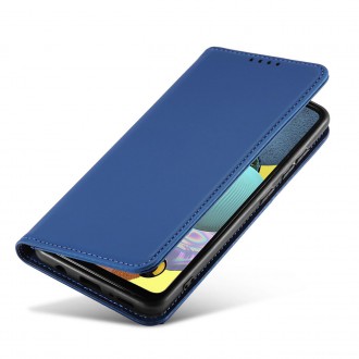 Magnet Card Case for Xiaomi Redmi Note 11 Pro Pouch Card Wallet Card Holder Blue