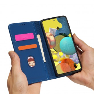 Magnet Card Case for Xiaomi Redmi Note 11 Pro Pouch Card Wallet Card Holder Blue