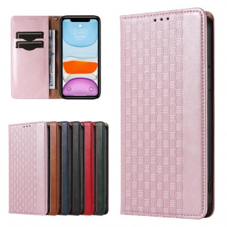Magnet Strap Case for iPhone 13 mini cover wallet + mini lanyard pendant pink