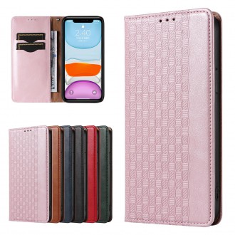 Magnet Strap Case for iPhone 13 Pouch Wallet + Mini Lanyard Pendant Pink