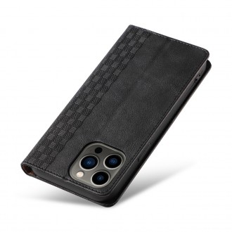 Magnet Strap Case Case for iPhone 13 Pro Pouch Wallet + Mini Lanyard Pendant Black