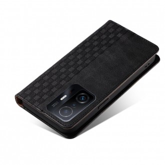 Magnet Strap Case Case for Samsung Galaxy A52 / A52 5G / A52s 5G Pouch Wallet + Mini Lanyard Pendant Black