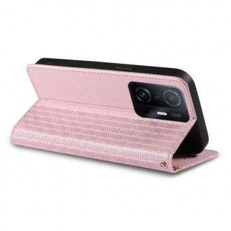 Magnet Strap Case Case for Samsung Galaxy A52 / A52 5G / A52s 5G Pouch Wallet + Mini Lanyard Pendant Pink