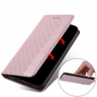 Magnet Strap Case Case for Samsung Galaxy A52 / A52 5G / A52s 5G Pouch Wallet + Mini Lanyard Pendant Pink