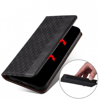 Magnet Strap Case Case for Samsung Galaxy A53 5G Pouch Wallet + Mini Lanyard Pendant Black