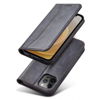 Magnet Fancy Case Case for iPhone 12 Pro Pouch Card Wallet Card Stand Black