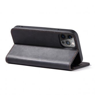 Magnet Fancy Case Case for iPhone 12 Pro Pouch Card Wallet Card Stand Black