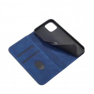 Magnet Fancy Case Case for iPhone 12 Pro Cover Card Wallet Card Stand Blue