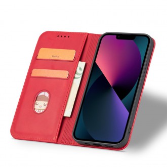 Magnet Fancy Case for iPhone 13 mini cover card wallet card stand red