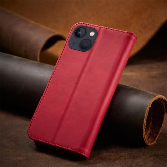 Magnet Fancy Case for iPhone 13 cover card wallet card stand red