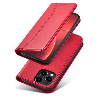 Magnet Fancy Case Case for iPhone 13 Pro Cover Card Wallet Card Stand Red