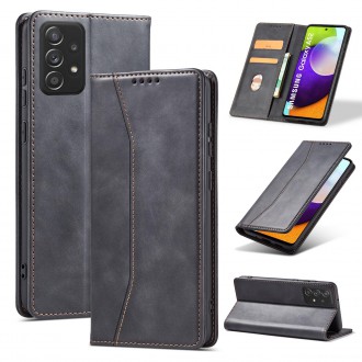 Magnet Fancy Case Case For Samsung Galaxy A52 / A52 5G / A52s 5G Pouch Wallet Card Holder Card Stand Black