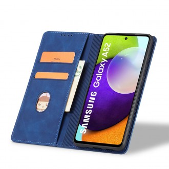 Magnet Fancy Case Case For Samsung Galaxy A52 / A52 5G / A52s 5G Pouch Wallet Card Card Stand Blue