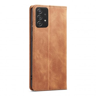 Magnet Fancy Case Case For Samsung Galaxy A52 / A52 5G / A52s 5G Pouch Wallet Card Card Stand Brown