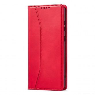 Magnet Fancy Case Case for Samsung Galaxy A52 / A52 5G / A52s 5G Pouch Wallet Card Card Stand Red