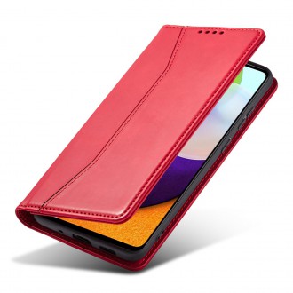 Magnet Fancy Case Case for Samsung Galaxy A52 / A52 5G / A52s 5G Pouch Wallet Card Card Stand Red