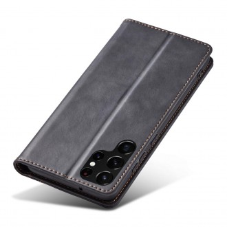 Magnet Fancy Case Case for Samsung Galaxy S22 Ultra Cover Card Wallet Card Stand Black