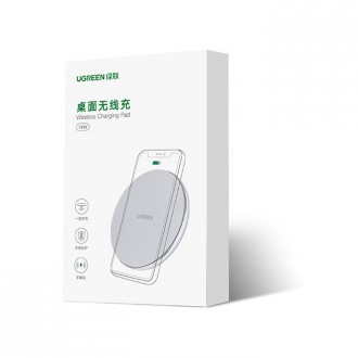 Ugreen 15W Qi wireless charger white (CD191 40122)