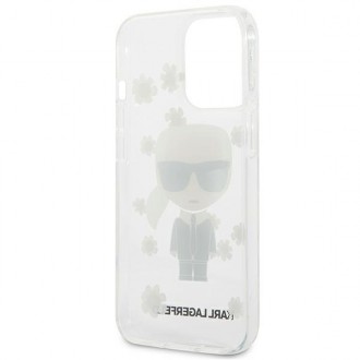 Karl Lagerfeld KLHCP13LHFLT iPhone 13 Pro / 13 6,1" przezroczysty/transparent Flower Ikonik Karl