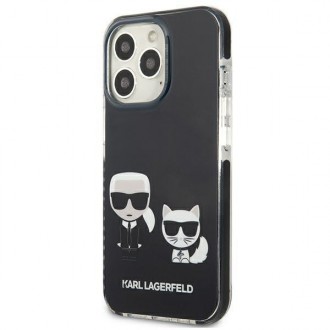 Karl Lagerfeld KLHCP13LTPEKCK iPhone 13 Pro / 13 6,1&quot; pevný kryt černý/černý Karl&amp;Choupette
