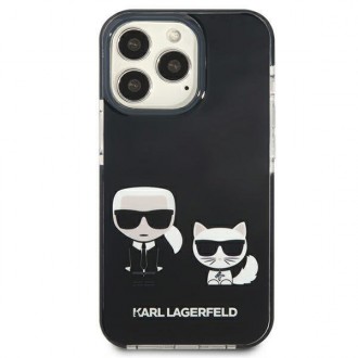 Karl Lagerfeld KLHCP13LTPEKCK iPhone 13 Pro / 13 6,1&quot; pevný kryt černý/černý Karl&amp;Choupette