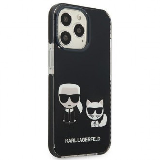 Karl Lagerfeld KLHCP13LTPEKCK iPhone 13 Pro / 13 6,1&quot; pevný kryt černý/černý Karl&amp;Choupette