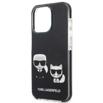 Karl Lagerfeld KLHCP13LTPEKCK iPhone 13 Pro / 13 6,1&quot; pevný kryt černý/černý Karl&amp;Choupette