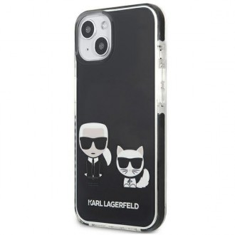 Karl Lagerfeld KLHCP13MTPEKCK iPhone 13 6,1&quot; pevný kryt černo/černý Karl&amp;Choupette