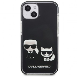 Karl Lagerfeld KLHCP13MTPEKCK iPhone 13 6,1&quot; pevný kryt černo/černý Karl&amp;Choupette