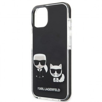Karl Lagerfeld KLHCP13MTPEKCK iPhone 13 6,1&quot; pevný kryt černo/černý Karl&amp;Choupette