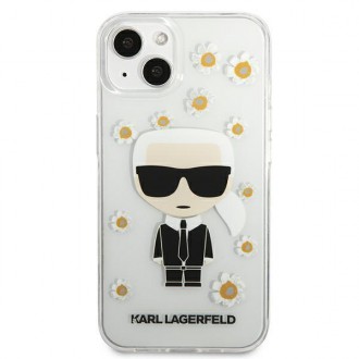 Karl Lagerfeld KLHCP13SHFLT iPhone 13 mini 5,4" przezroczysty/transparent Flower Ikonik Karl