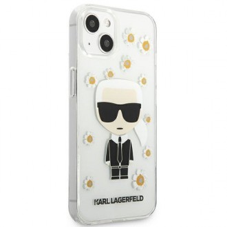 Karl Lagerfeld KLHCP13SHFLT iPhone 13 mini 5,4" przezroczysty/transparent Flower Ikonik Karl