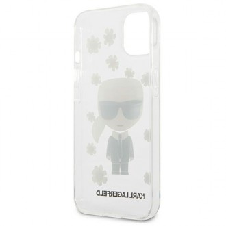 Karl Lagerfeld KLHCP13SHFLT iPhone 13 mini 5,4" przezroczysty/transparent Flower Ikonik Karl